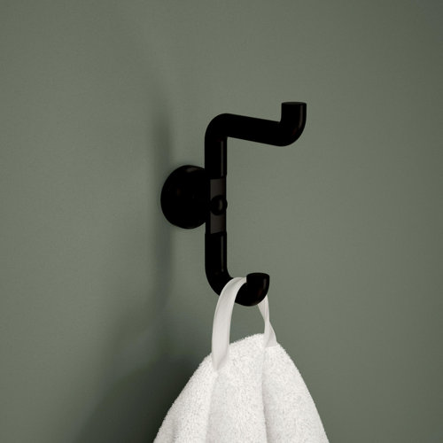 Matte Black Towel &amp; Robe Hooks You'll Love | Wayfair